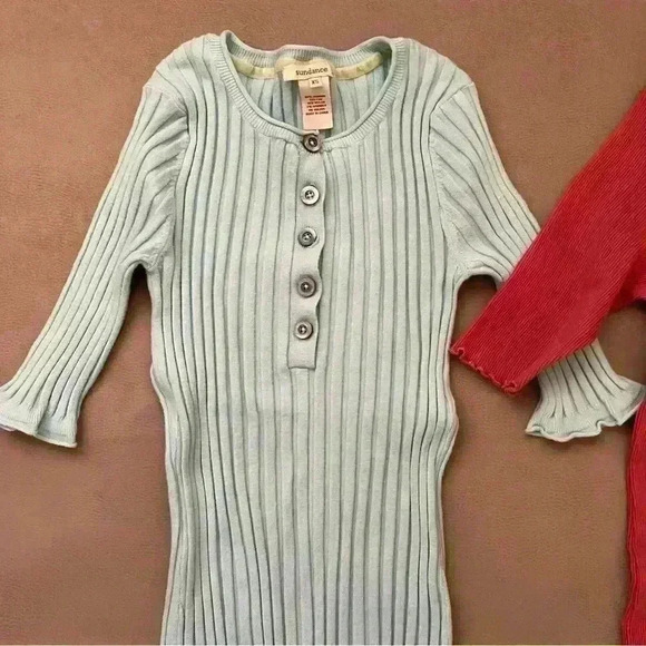 Sundance Rib Knit Tops Set of 2 Rib Tops: Women’s XS - Picture 2 of 9